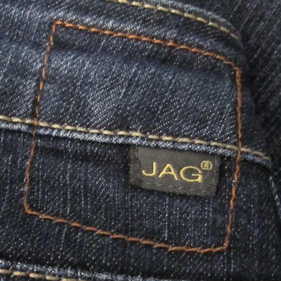 Jag Jeans Mid Rise Slim Leg Blue Jeans - 12P - Picture 11 of 11